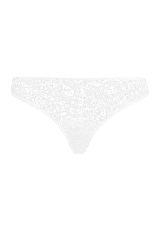 Luxury Moments Lace Thong | White 71507-101