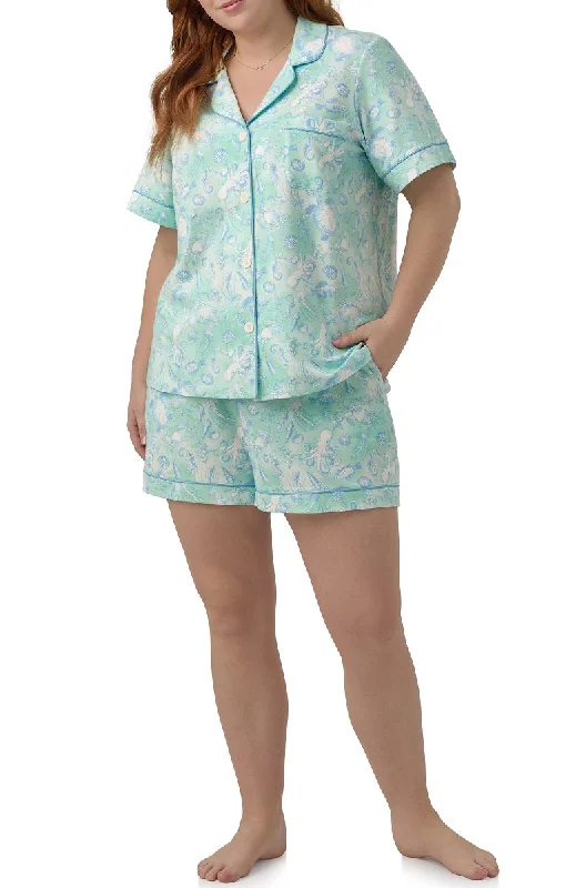 Bed Head Sleepwear Aquatic Life Pajama Short Set 240012